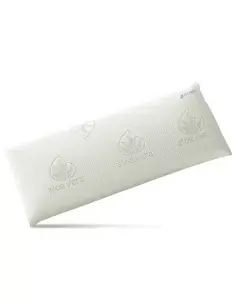 Almohada viscoelástica con funda de aloe vera en horizontal
