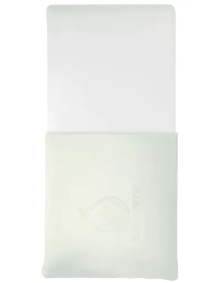 Memory foam pillow with a sliding cover