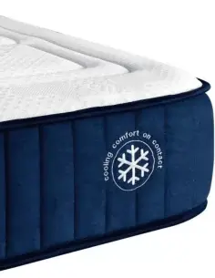 Side detail of the Vital Fresh mattress with cooling technology