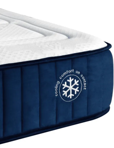 Side detail of the Vital Fresh mattress with cooling technology