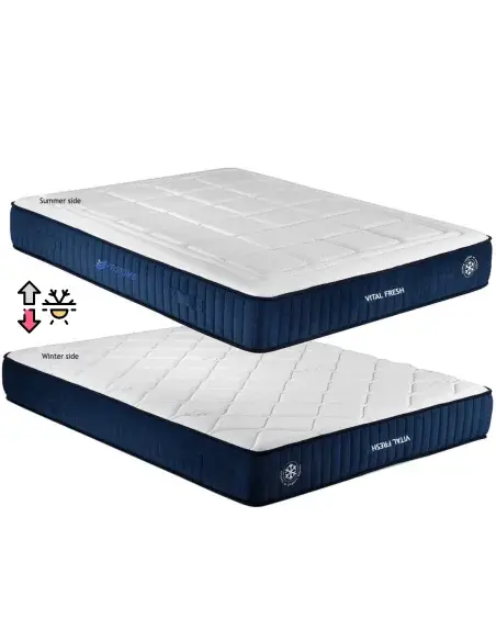 Reversible Vital Fresh mattress with summer and winter sides