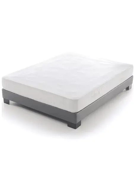 Waterproof mattress protector placed on a mattress