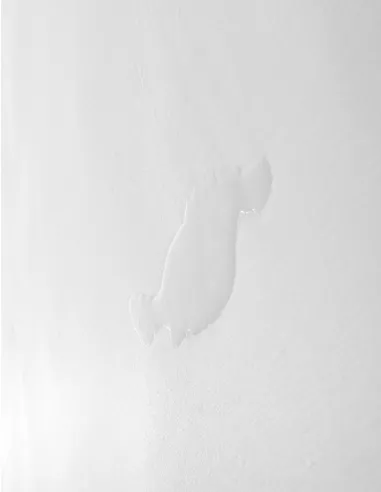 Drop of liquid on the Tencel waterproof pillowcase