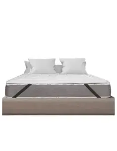 Viscogel Cashmere memory foam topper on a double bed