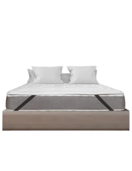 Viscogel Cashmere memory foam topper on a double bed