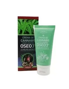 Crema de Cannabis OSEO3+ de DESVELT con efecto calor, tu mejor soporte para alivio de dolor muscular, 100 ml