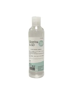 Frasco de Glicerina & GO, produto hidratante e protetor para peles secas, 250 ml