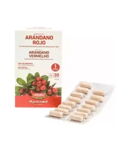 Suplemento natural de Arando Vermelho Desvelt para a saúde urinária