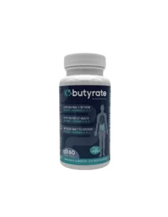 Frontal do K-Butyrate saúde digestiva e metabólica 60 cápsulas