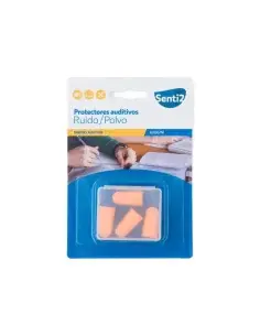 Senti2 foam earplugs for protection against noise and dust
