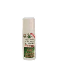 Rescue Gel con árnica, aloe vera y aceite de oliva, roll-on destapado 2