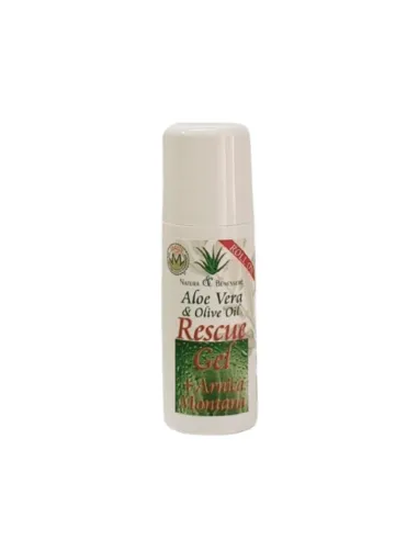 Rescue Gel with arnica, aloe vera, and olive oil, closed roll-on