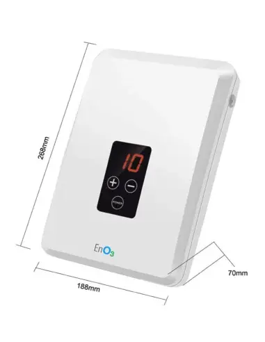 ENO3 ozone generator with dimensions of 268mm x 188mm