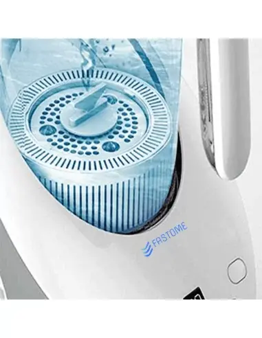 Detalhe do filtro e parte superior do interior da jarra de hidrogenação Fastome