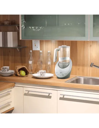 Fastome hydrogen water jug in a modern kitchen
