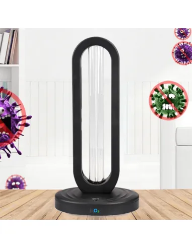 EnO3 UV-C ozone lamp eliminating bacteria and purifying the air in a room