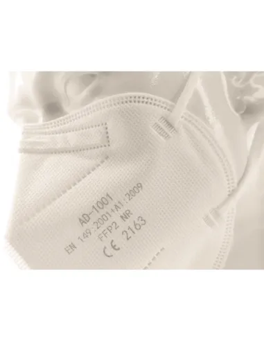 Máscara FFP2 NR First Protec ajustada ao rosto com banda elástica