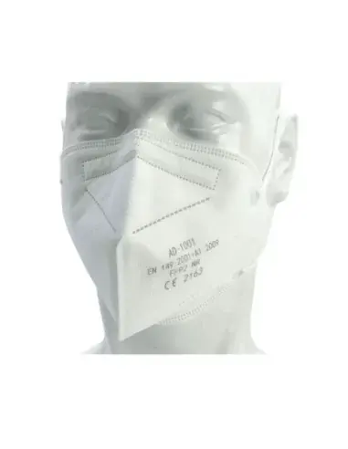 FFP2 NR First Protec mask on a mannequin with a front view
