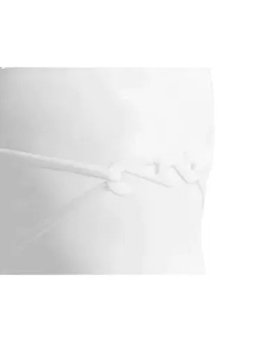 Back view of FFP2 Galmask mask with adjustable straps on a mannequin