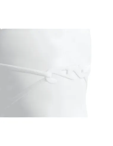 Vista trasera de mascarilla FFP2 Galmask con correas ajustables en maniquí