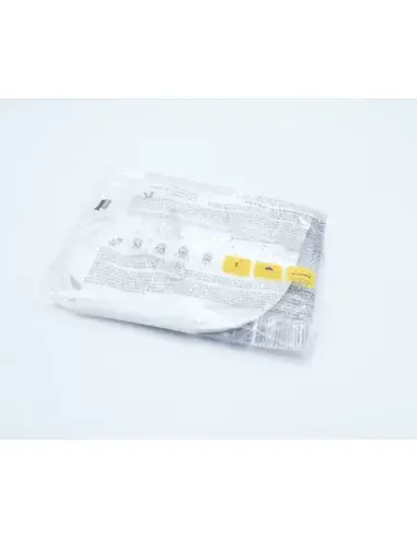 Back part of the FFP2 Galmask mask wrapping with instructions for use