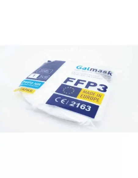Individual packaging of FFP3 Galmask mask, 5 layers of protection and CE certification