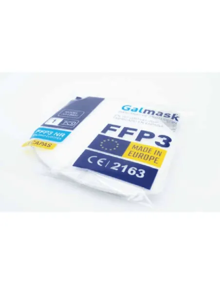 Embalagem individual da máscara FFP3 Galmask, 5 camadas de proteção e certificação CE