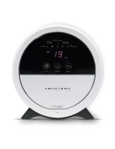 Máquina de Ozono para Desinfectar 800 mg/h en funcionamiento, pantalla LED iluminada