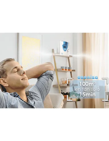 Gerador de Ozono Care-Life purificando o ar de uma divisão