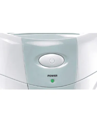 Detail of the power button of the Ozone Generator for fridge