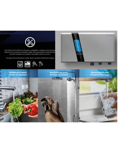 Water purification system with Fastome Ozone Generator for home cleaning