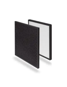 Cartucho de filtros de recambio para purificador de aire UV con filtro HEPA y de carbón activo
