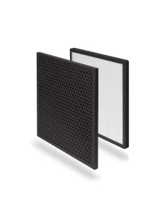 Cartucho de filtros de substituição para purificador de ar UV com filtro HEPA e carvão ativo