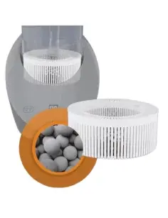 Replacement filter for hydrogenated water jug with 100% natural mineral stones (bio-pearls) 2