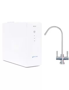 Purificador de agua FASTOME 600GPD con autolimpieza y flushing automático, vista lateral