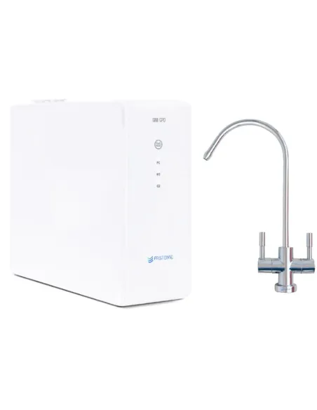 FASTOME 600GPD water purifier with self-cleaning and automatic flushing, side view