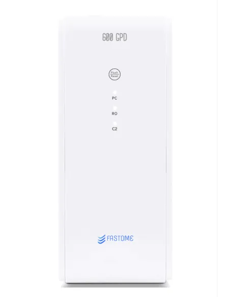 FASTOME 600GPD water purifier with self-cleaning and automatic flushing, front view
