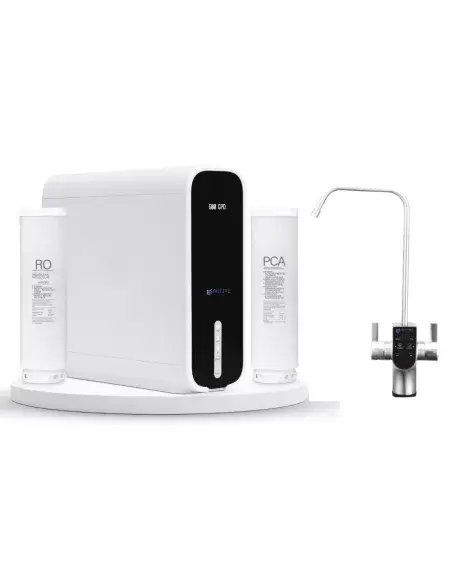 Complete system of FASTOME 600GPD anti-limescale water purifier with RO and PCA filters