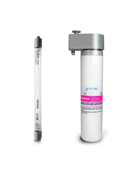 Filtro e lâmpada UV para dispensador de água de bancada profissional FASTOME com ultrafiltração e gás