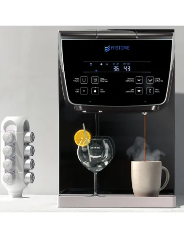 FASTOME purifier serving coffee with reverse osmosis, UV, and hydrogen filter