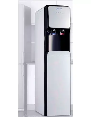 FASTOME Zenith reverse osmosis water dispenser in a kitchen with cold, room temperature, and hot water