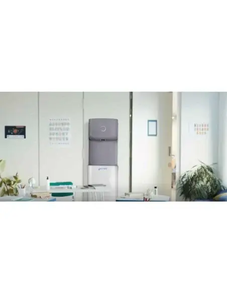 Fuente de osmosis inversa FASTOME Zenith en aula escolar con agua fría, natural y caliente