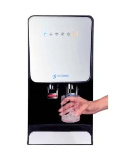 FASTOME Everest reverse osmosis and hydrogen water dispenser pouring cold and hot water