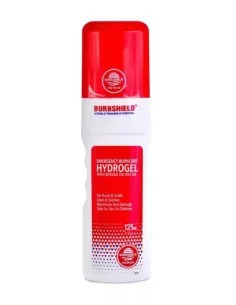 Bote de Burnshield Hidrogel de 125 ml para quemaduras, con aceite de árbol de té, alivio rápido