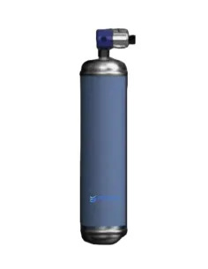 Cilindro de CO₂ azul compatível com dispensador profissional FASTOME