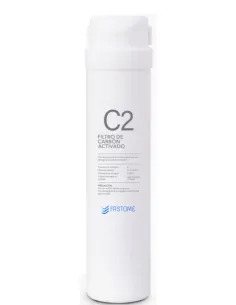 Cartucho de carvão ativado C2 para filtros de água FASTOME, com tecnologia de filtração granular