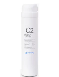 C2 activated carbon cartridge for FASTOME water filters, with granular filtration technology