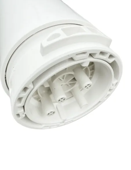 Detalle del conector tipo bayoneta del cartucho FASTOME, fácil de instalar y seguro