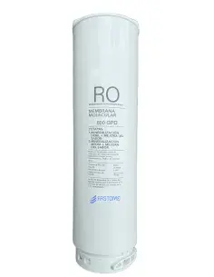 Fastome Premium 600 GPD membrane with front label and visible specifications